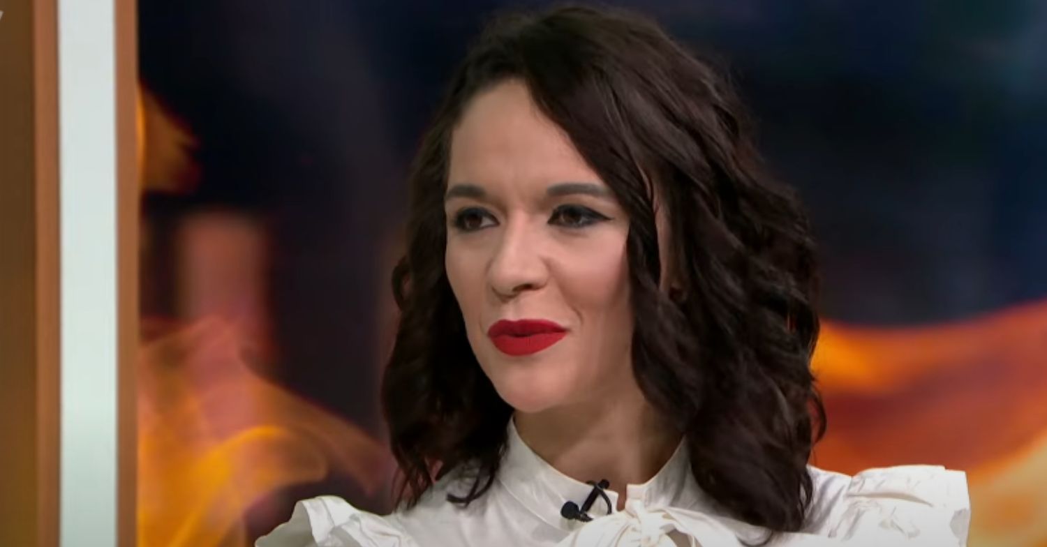 Charlotte Chilton smiling on Good Morning Britain