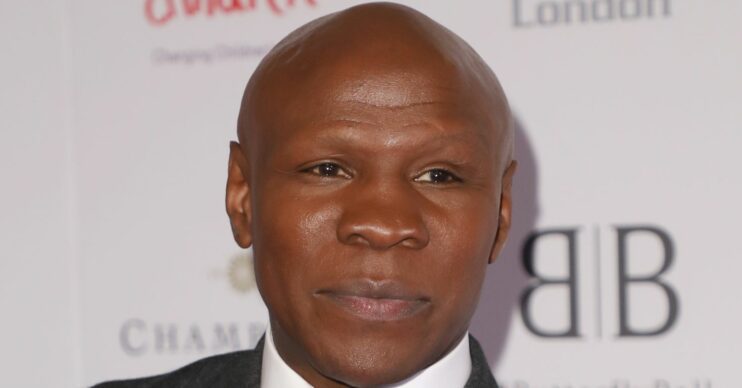 Chris Eubank on the red carpet