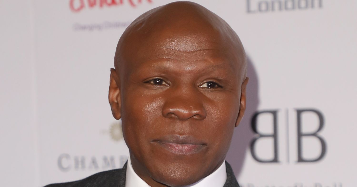 Chris Eubank on the red carpet