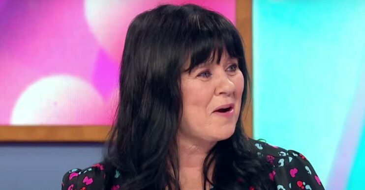 Coleen Nolan looks happy