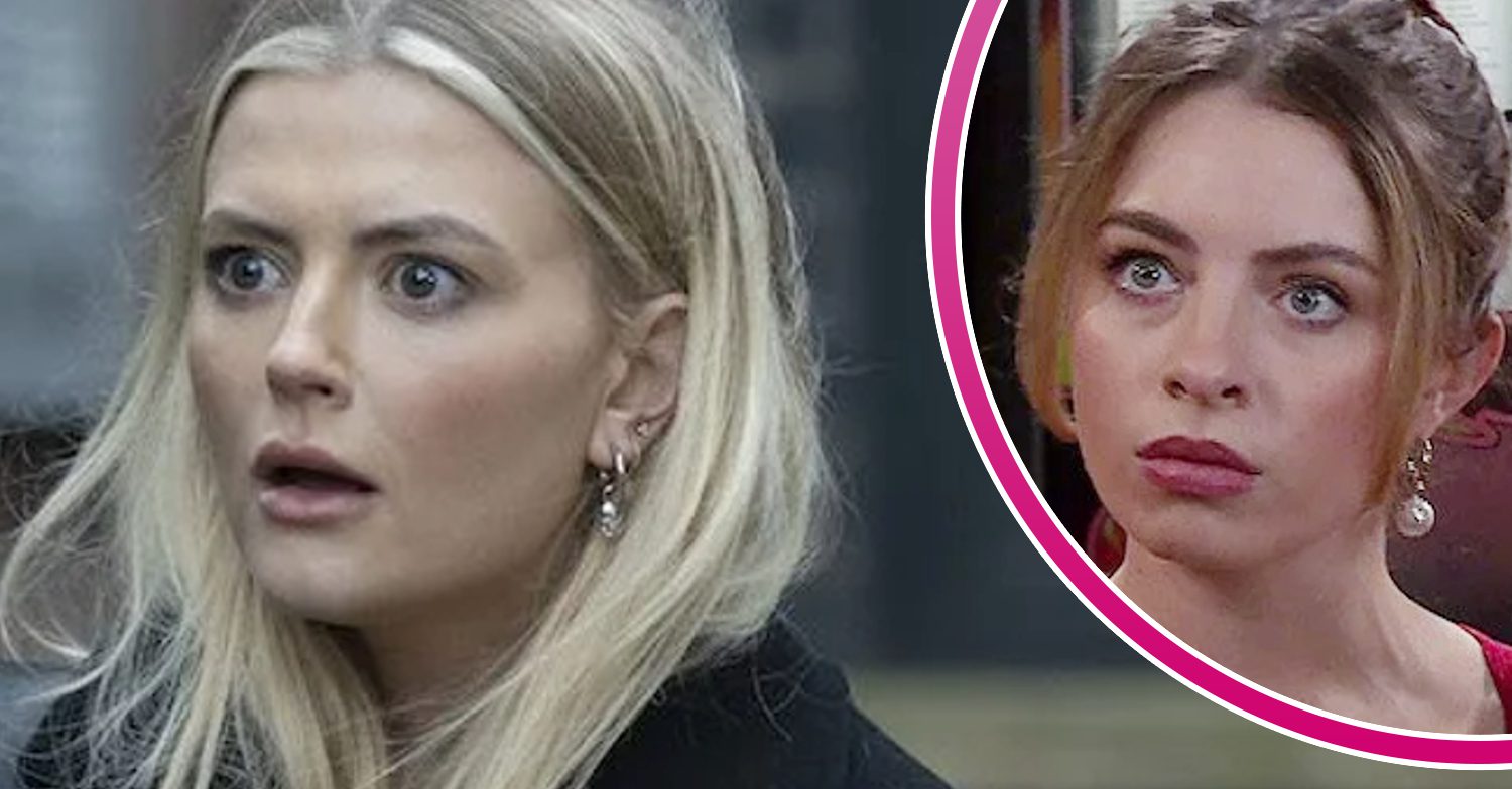 Coronation Street's Bethany, and in a bubble is Daisy