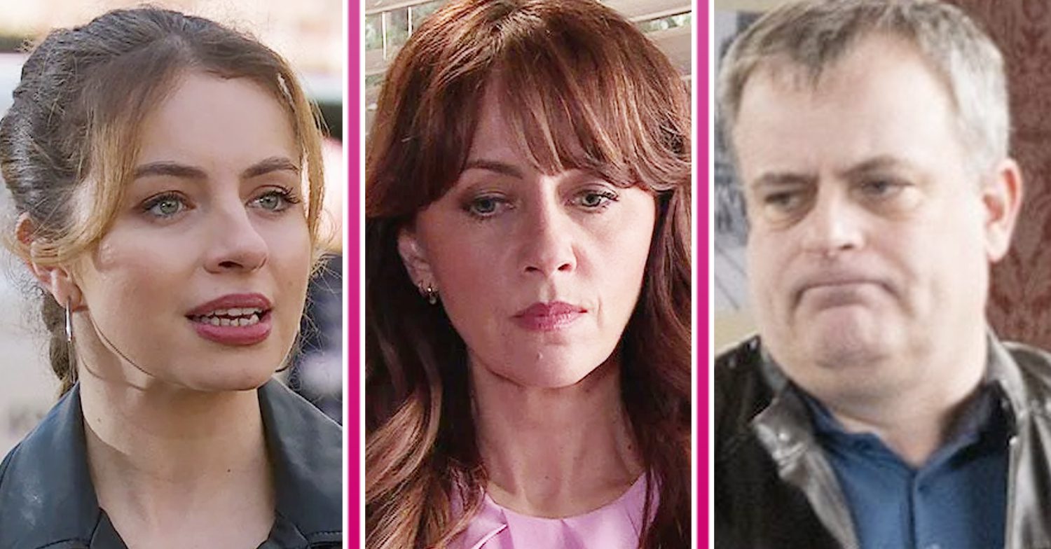 Coronation Street's Daisy, Maria and Steve