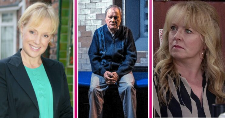 Sally, Roy and Jenny in Coronation Street
