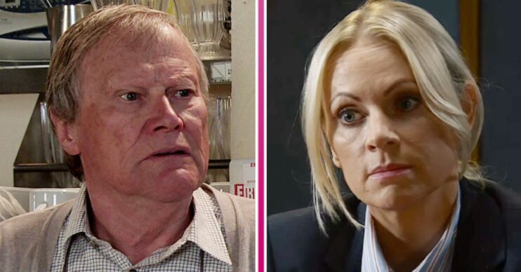 Composite image of Roy and DS Swain on Corrie (Credit: ITV/Composite: ED!)