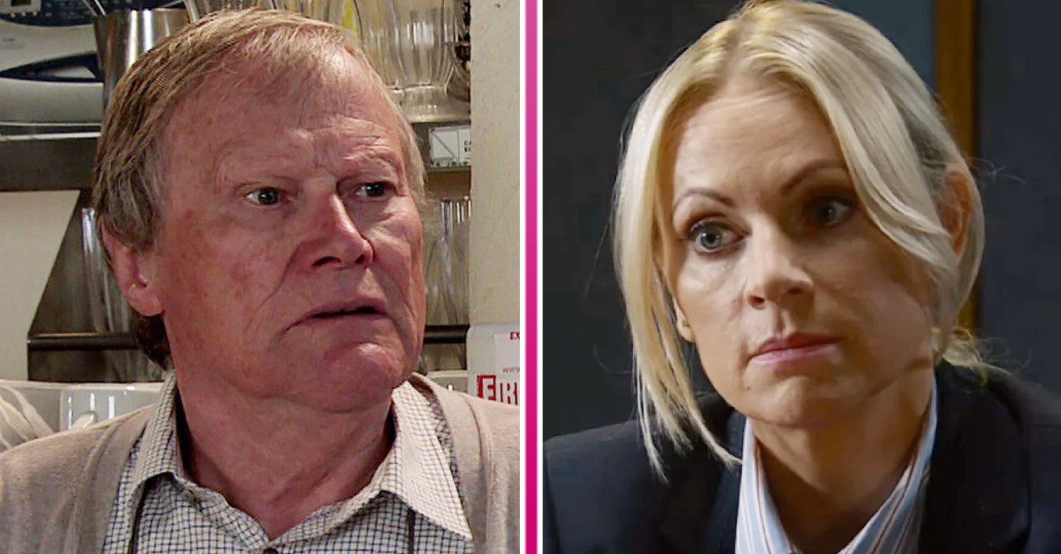 Composite image of Roy and DS Swain on Corrie (Credit: ITV/Composite: ED!)