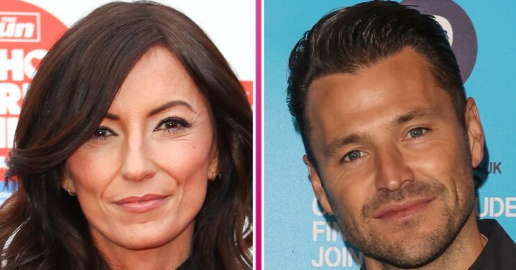 Davina McCall and Mark Wright smiling
