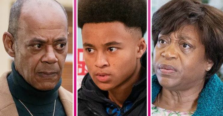 EastEnders' Pastor Clayton, Denzel, Yolande