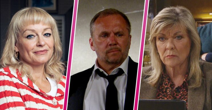 Composite image of Will, Kim and Rose on Emmerdale (Credit: ITV/Composite: ED!)
