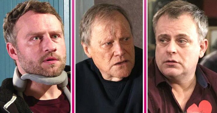 Coronation Street spoilers comp image: Paul, Roy, Steve (Credit: ITV/Comp ED!)