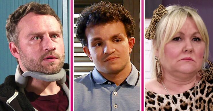 Coronation Street comp image: Paul, Simon, Beth (Credit: ITV/Comp ED!)