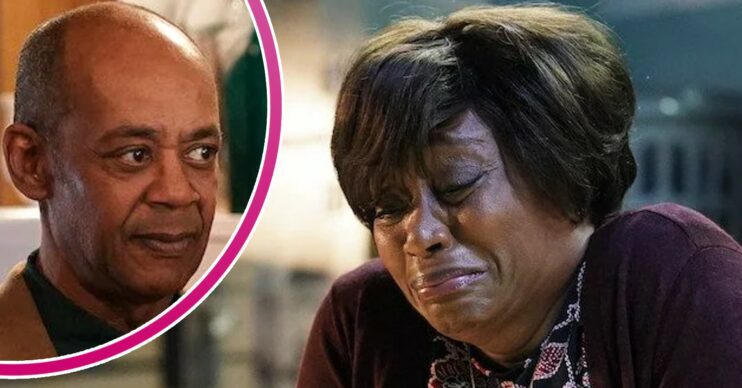 EastEnders comp image: Pastor Clayton and Yolande (Credit: BBC/Comp ED!)