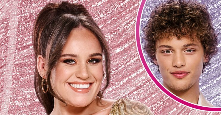 Ellie Leach and Bobby Brazier comp image - both pictured in their Strictly Come Dancing promo shots (Credit: BBC/Comp ED!)