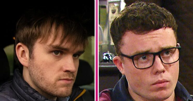 Comp image of Tom and Vinny in Emmerdale (Credit: ITV/Comp ED!)