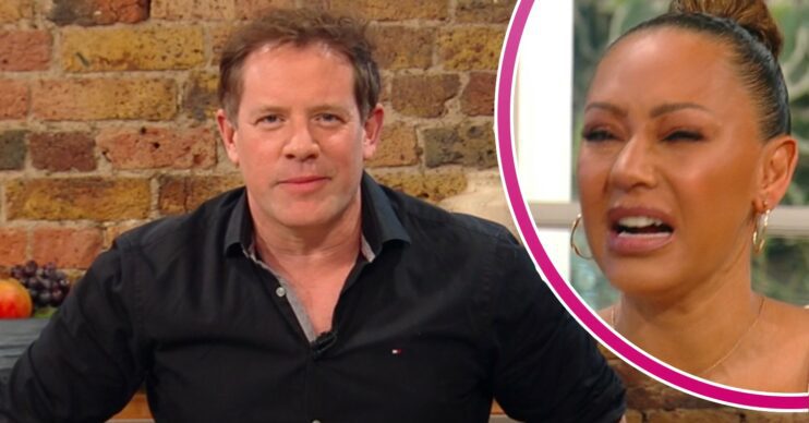 Comp image of Matt Tebbutt and Mel B on Saturday Kitchen (Credit: BBC/Comp ED!)