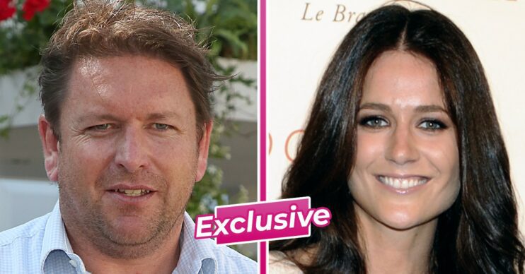 James Martin and new girlfriend Kim smiling