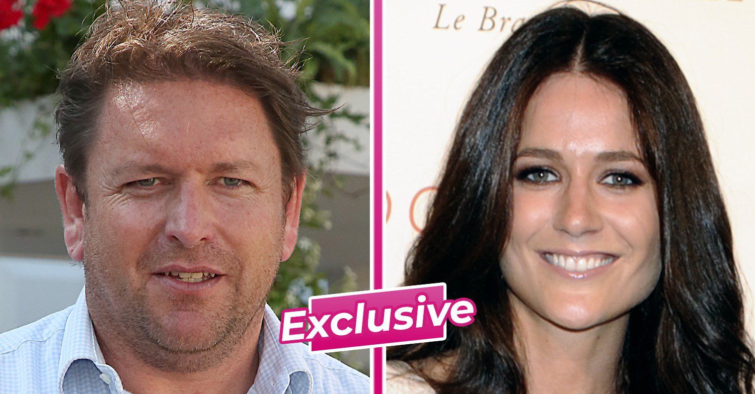 James Martin and new girlfriend Kim smiling