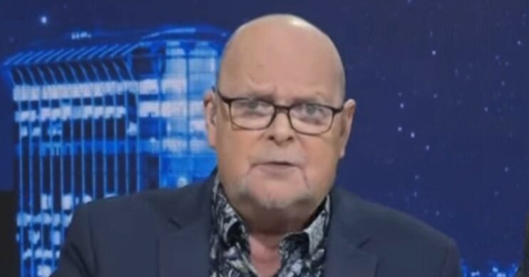 James Whale presenting TalkTV