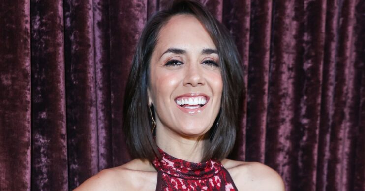 Strictly star Janette Manrara smiling at event