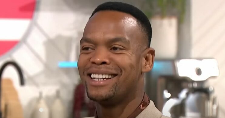 Strictly star Johannes Radebe speaking on Lorraine