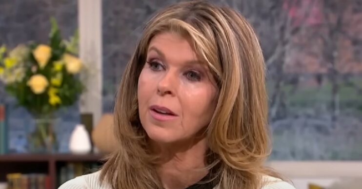 GMB star Kate Garraway looking serious on This Morning