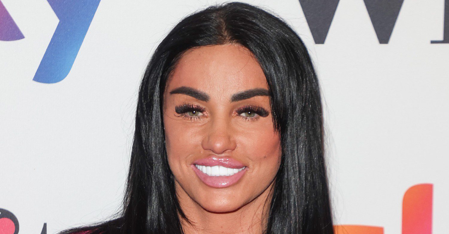 Katie Price smiling on the red carpet