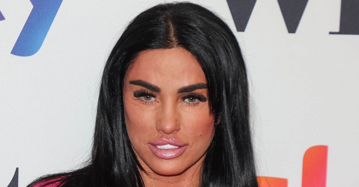 Katie Price looking in front