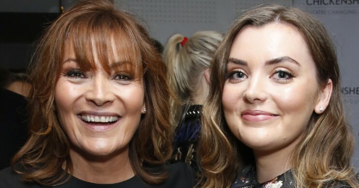 Lorraine Kelly and her daughter Rosie smiling