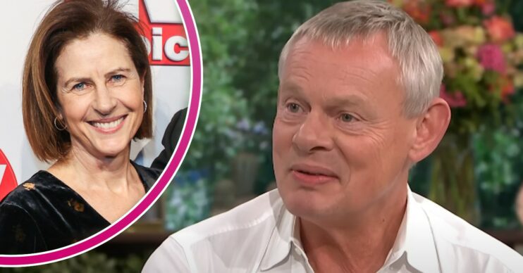 Martin Clunes on This Morning and his wife smiling at TV Choice Awards