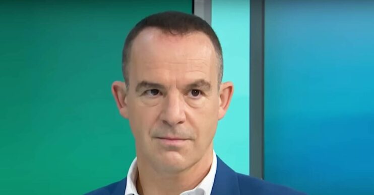 Martin Lewis looks stern