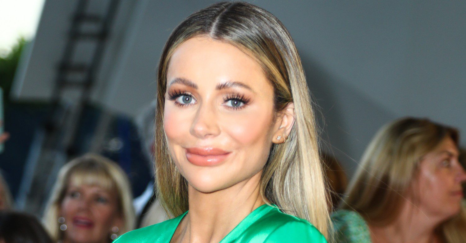 Love Island star Olivia Attwood, smiling comp