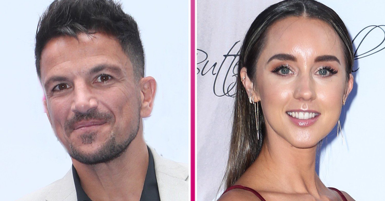 Peter Andre and wife Emily smiling at events