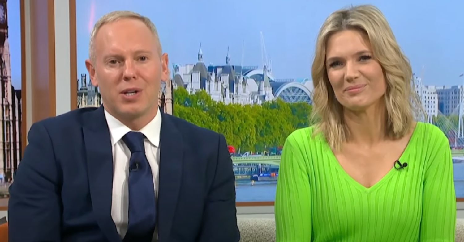 Rob Rinder and Charlotte Hawkins hosting GMB