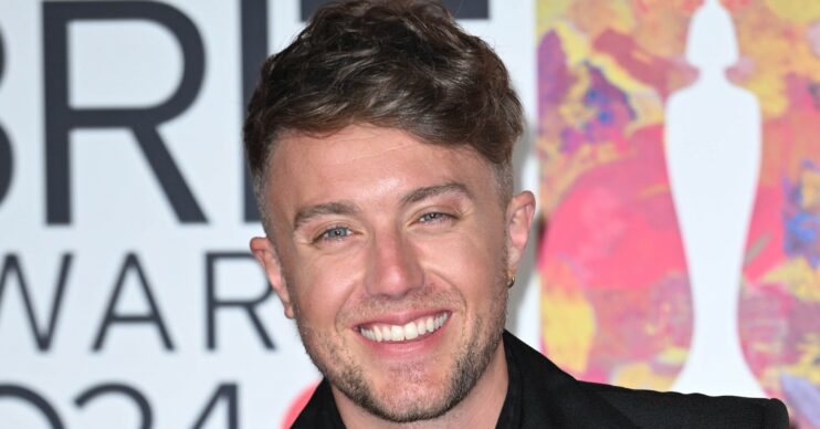 Roman Kemp might appear on Strictly Come Dancing, Roman smiling at the Brit Awards