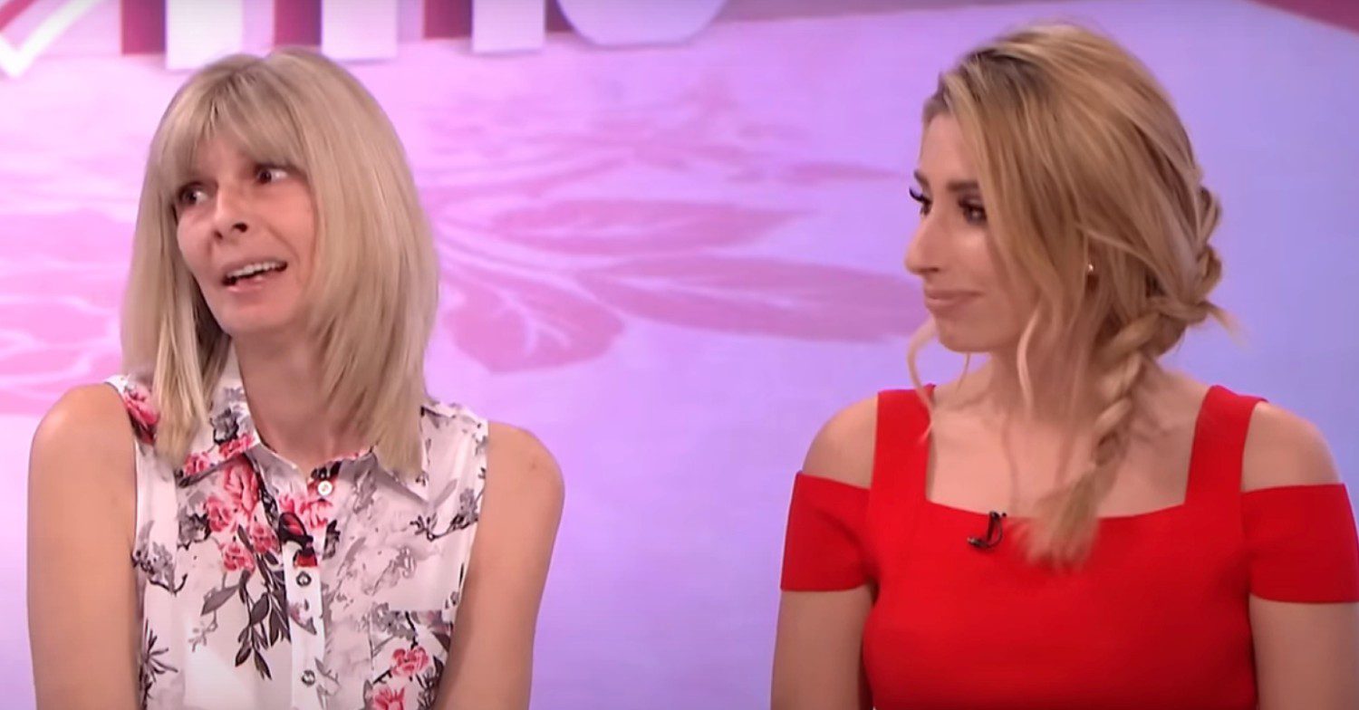 Stacey Solomon and her mum on Loose Women