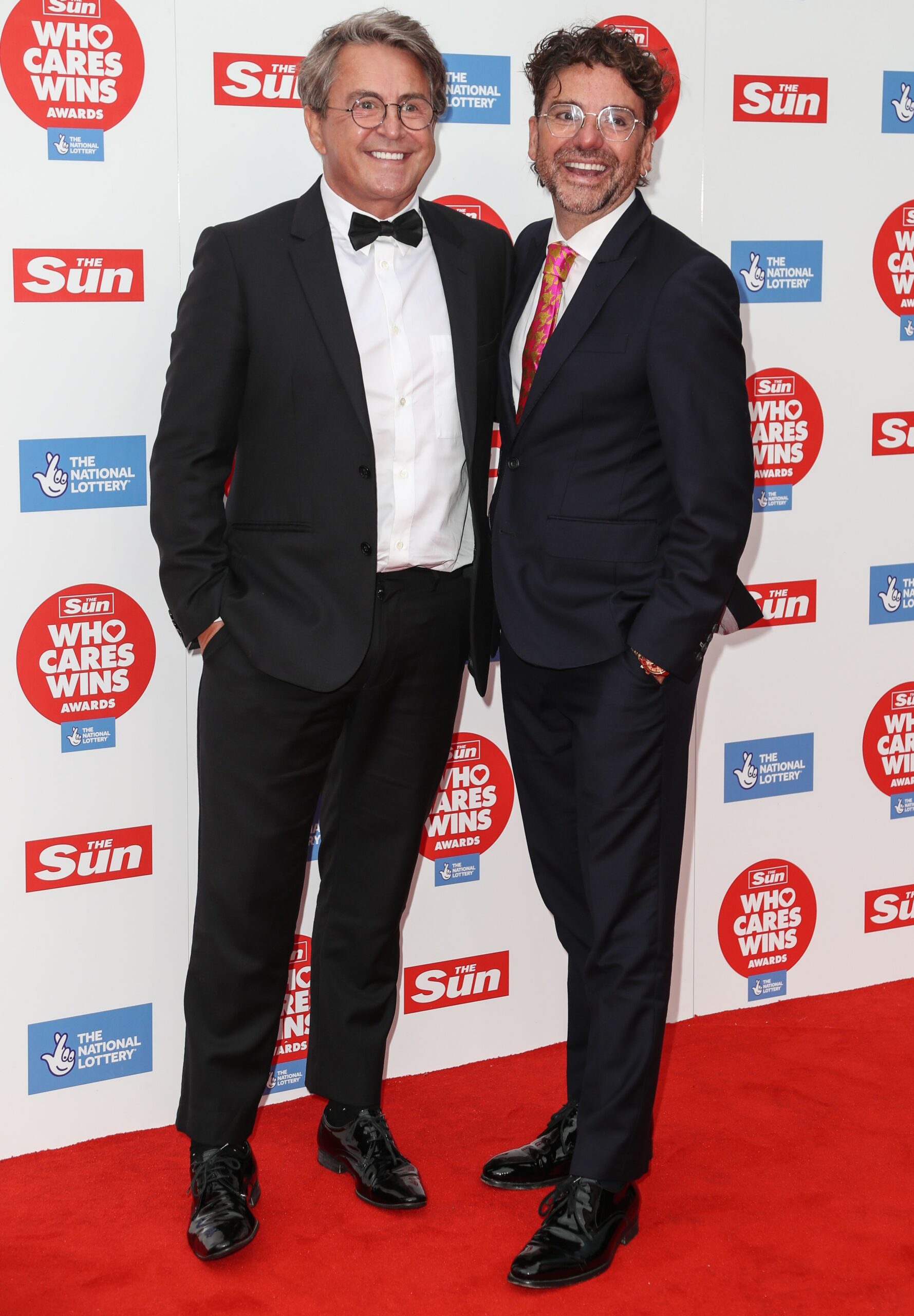 Gogglebox stars Stephen Webb and Daniel Lustig at The Sun Awards