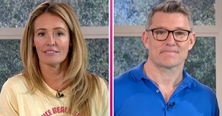 Cat Deeley and Ben Shephard on This Morning today