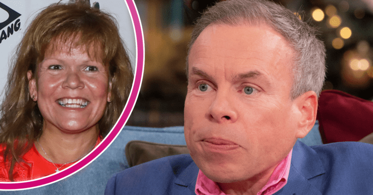 Warwick Davis on This Morning and his wife Samantha smiling in ED composite