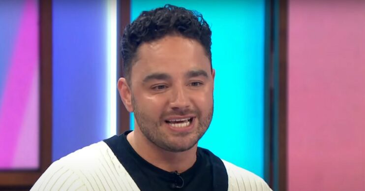 Adam Thomas speaking on Loose Women