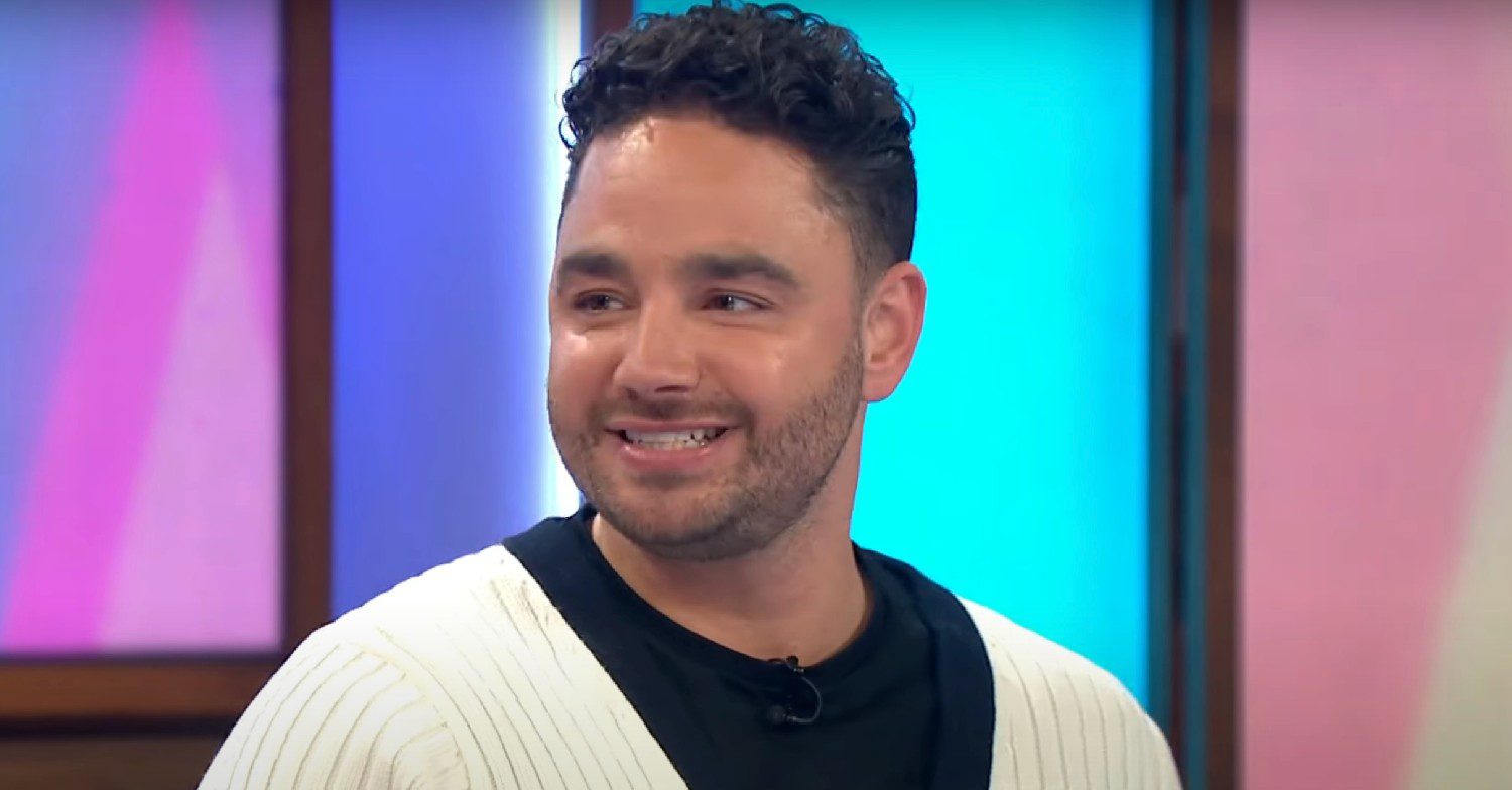 Adam Thomas smiling on Loose Women