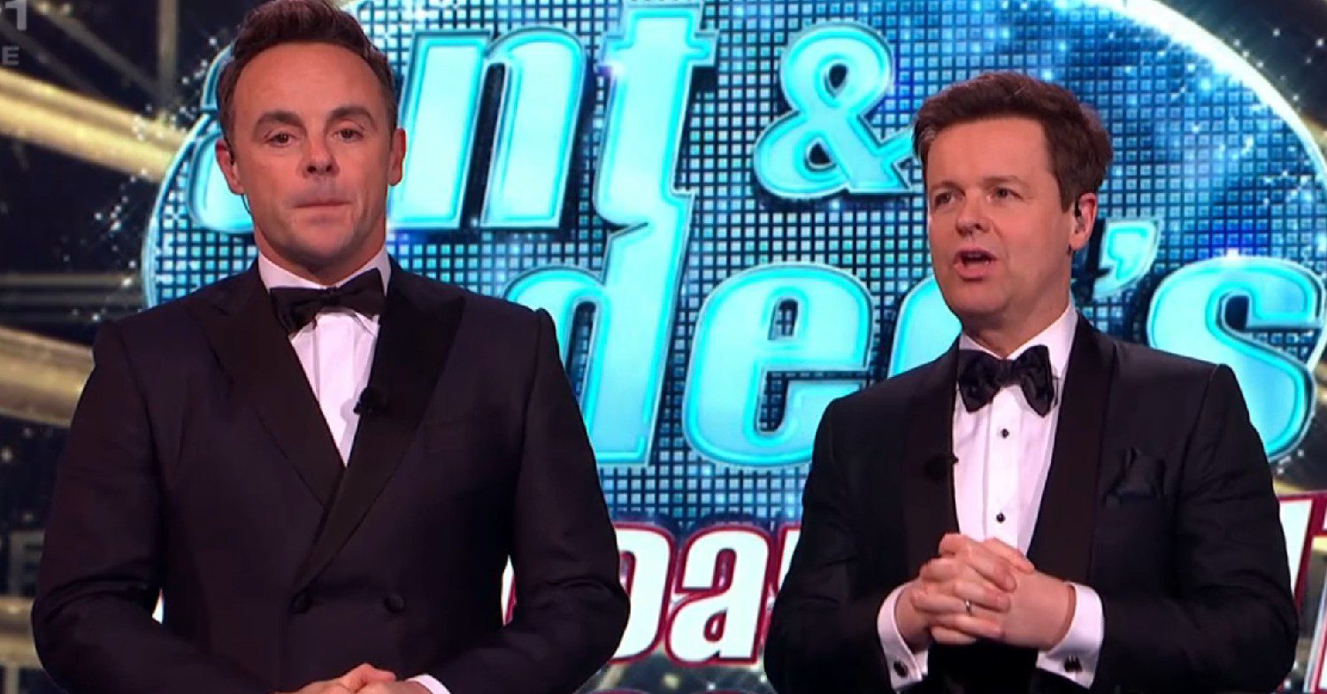 Ant and Dec sad on Saturday Night Takeaway