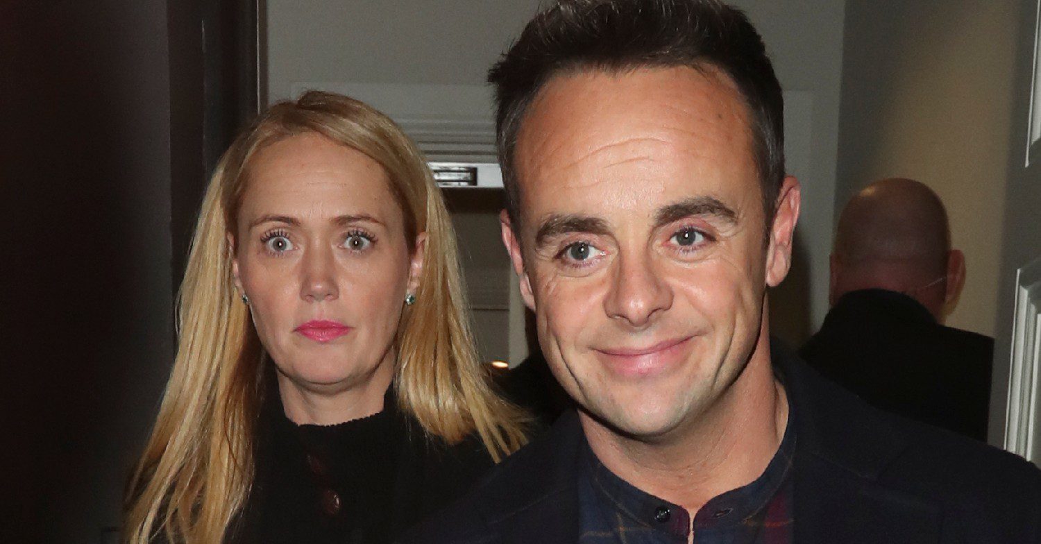 Ant McPartlin smiling and Anne-Marie looking shocked 