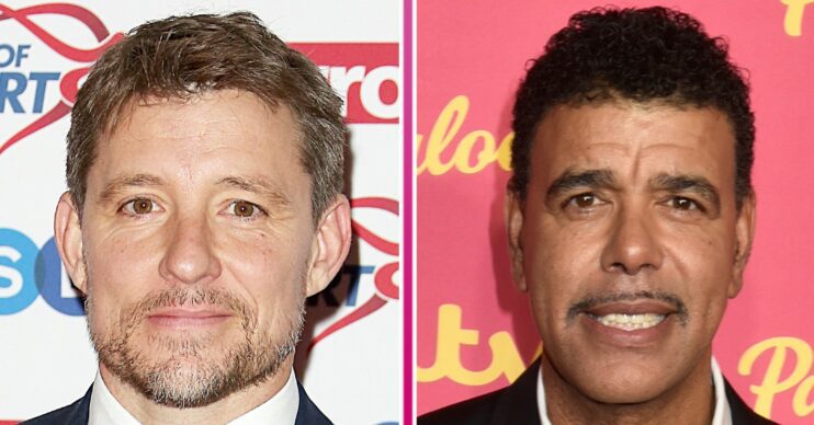 Ben Shephard and Chris Kamara on the red carpet