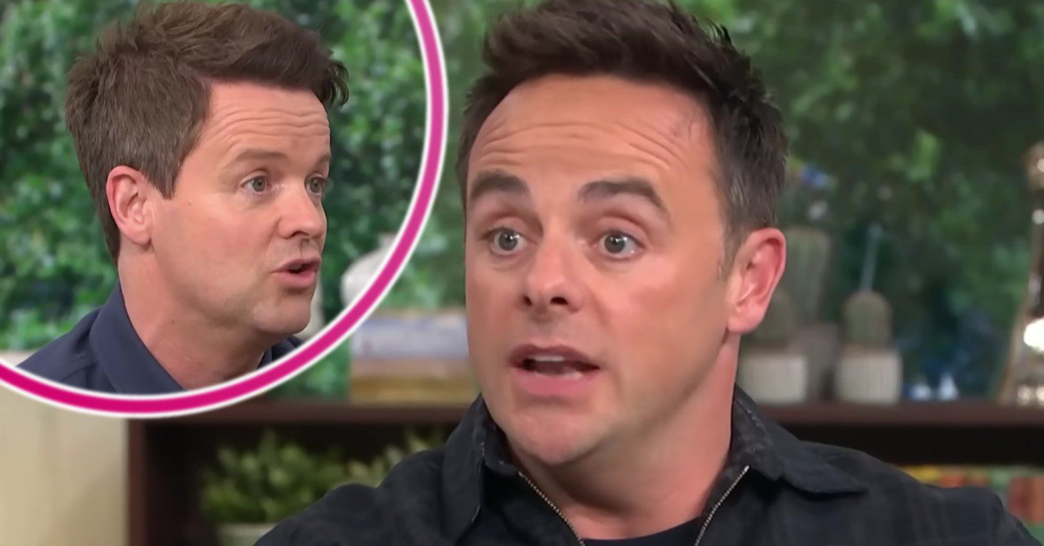 Ant and Dec looking serious