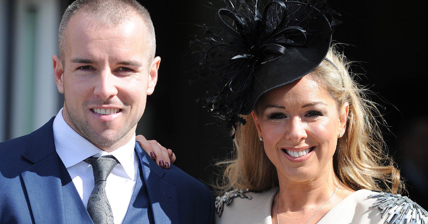 Claire Sweeney and her ex posing