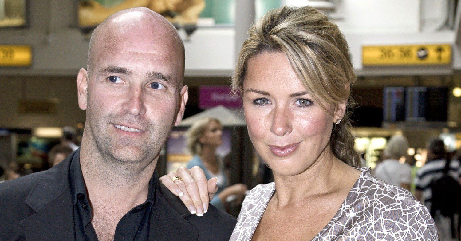 Claire Sweeney and her boyfriend posing
