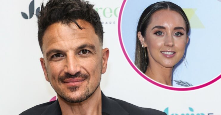 Peter Andre and wife Emily smiling