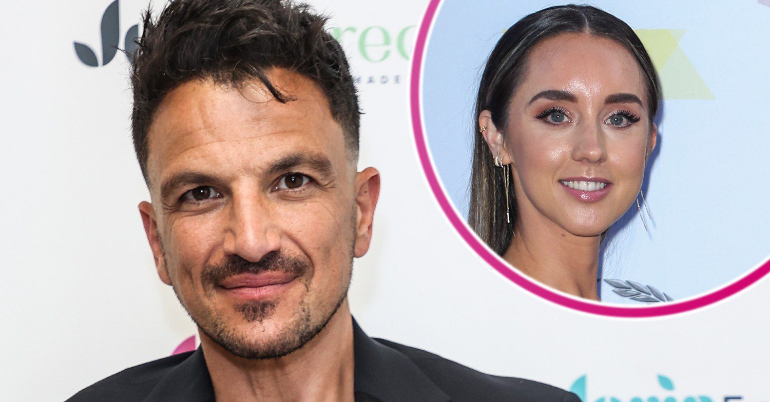 Peter Andre and wife Emily smiling