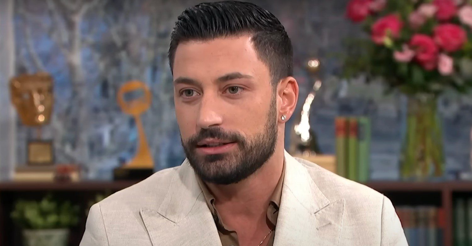 Giovanni Pernice smiling slightly on This Morning