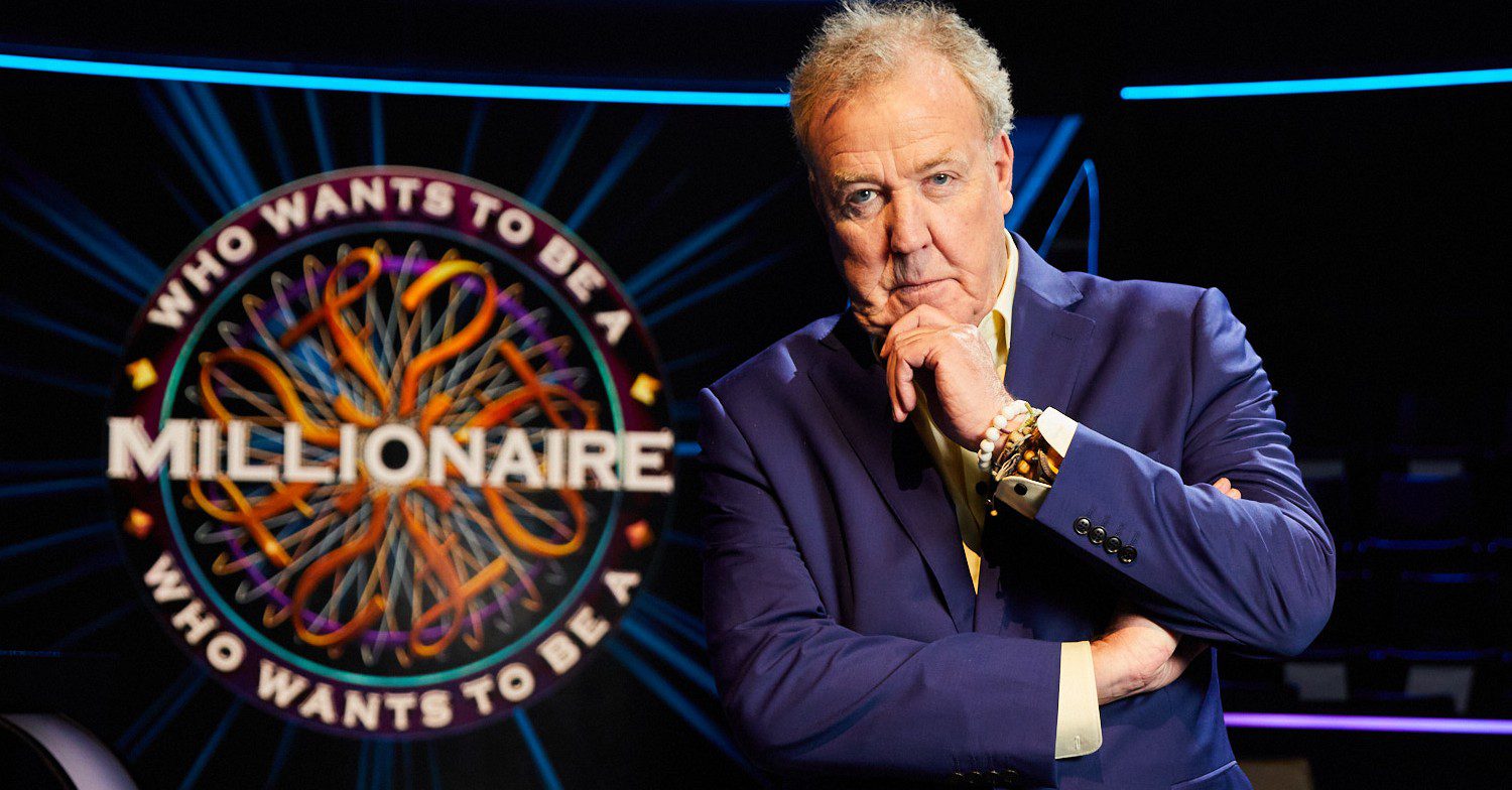 Jeremy Clarkson in a Who Wants to be A Millionaire promo shot