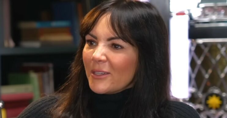Martine McCutcheon scrunching her nose